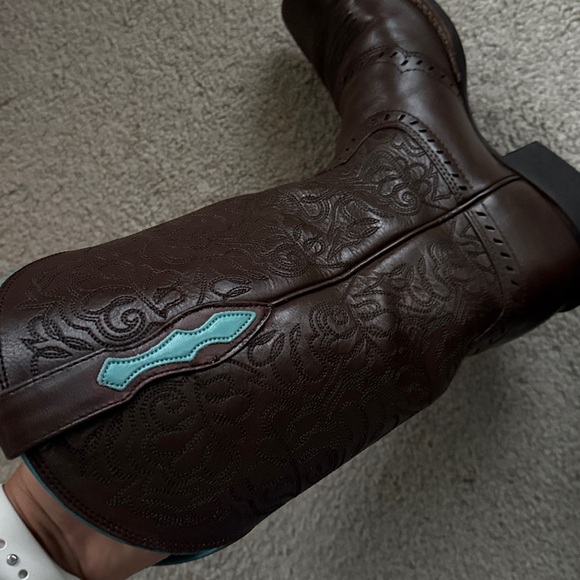 Ariat Women's Round Up Remuda Western Boots Dark Brown Sz 6.5 - Picture 10 of 16